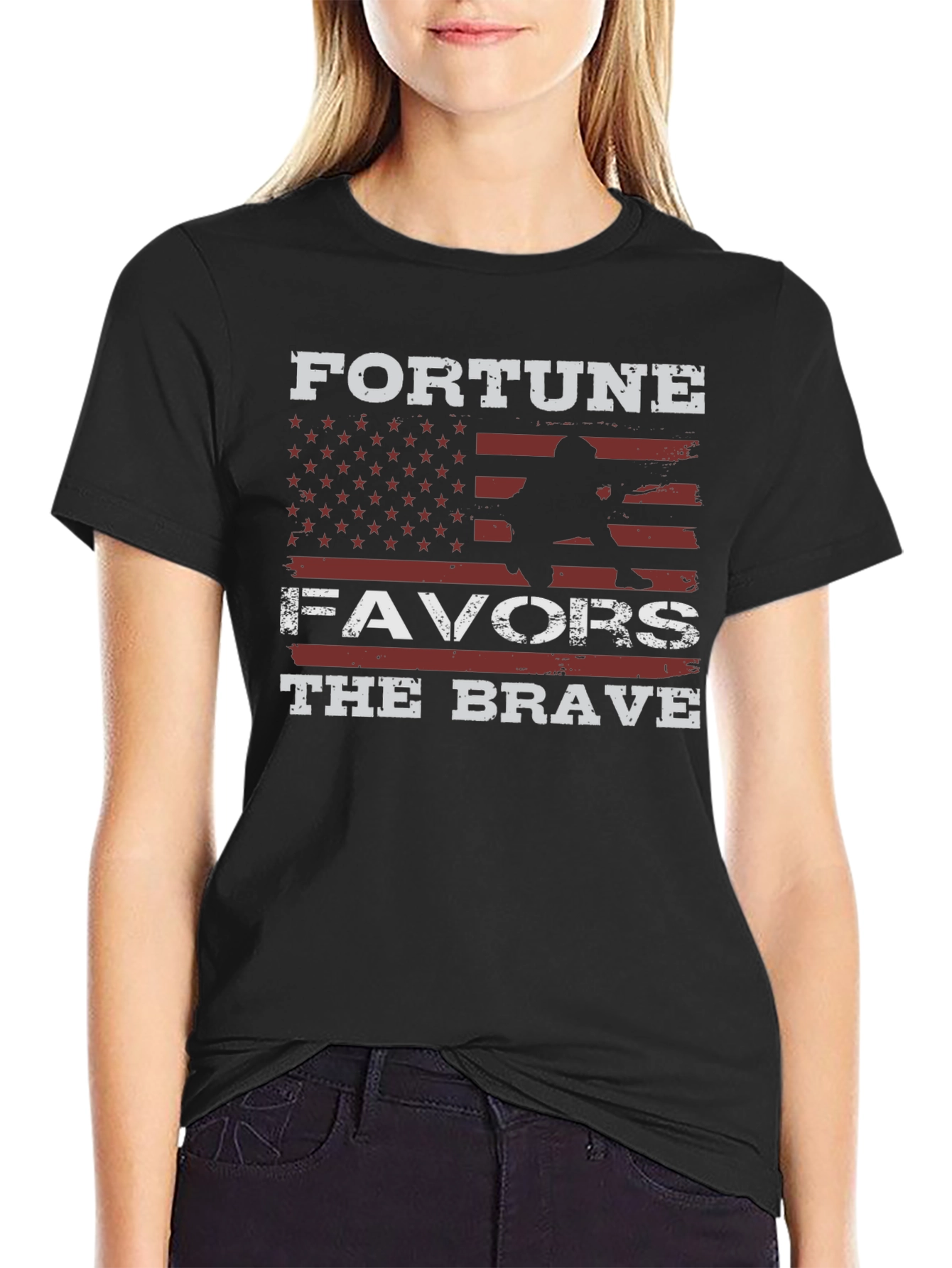 Fortune Favors The Brave Graphic Tee