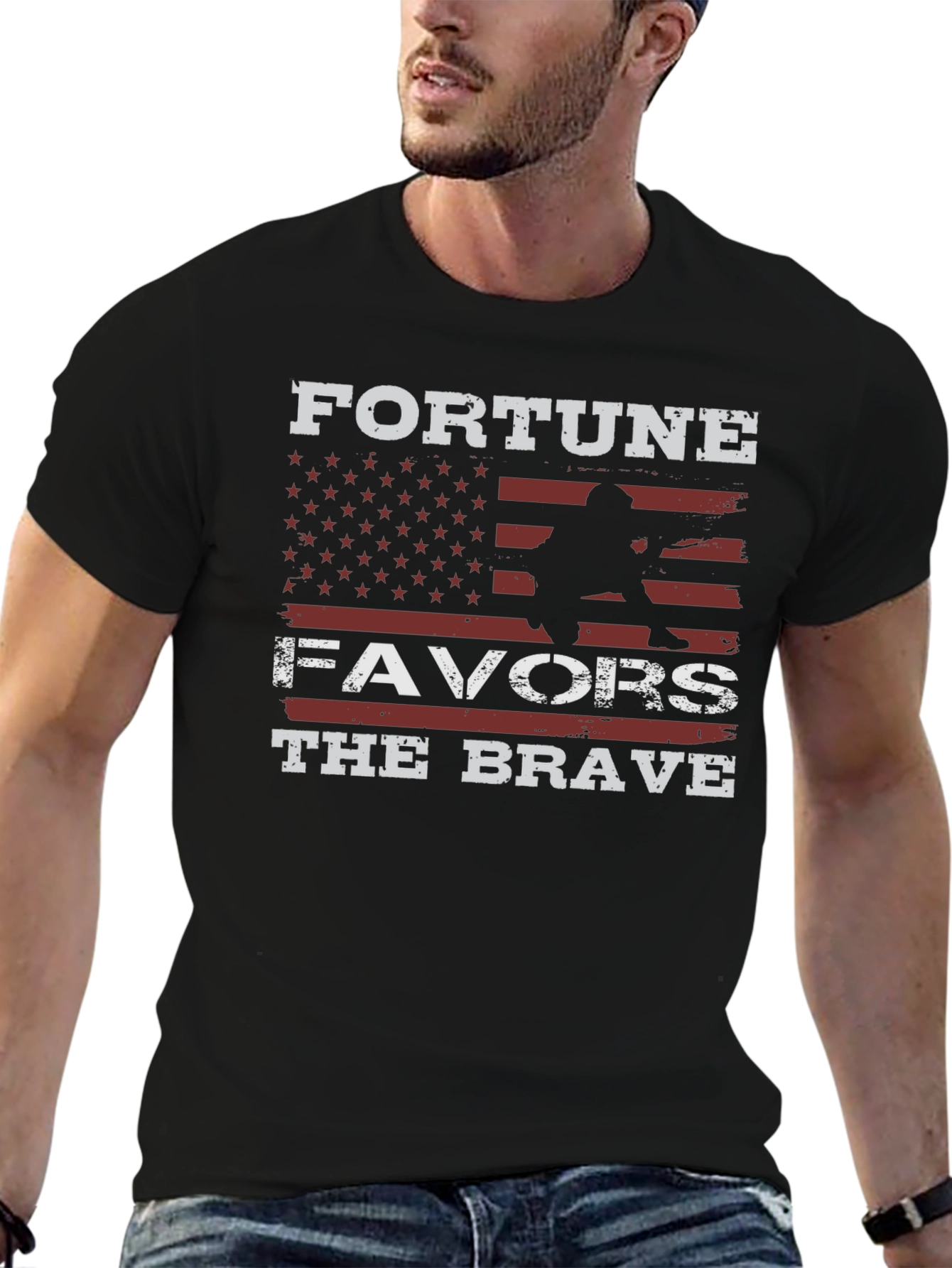Fortune Favors The Brave Graphic Tee