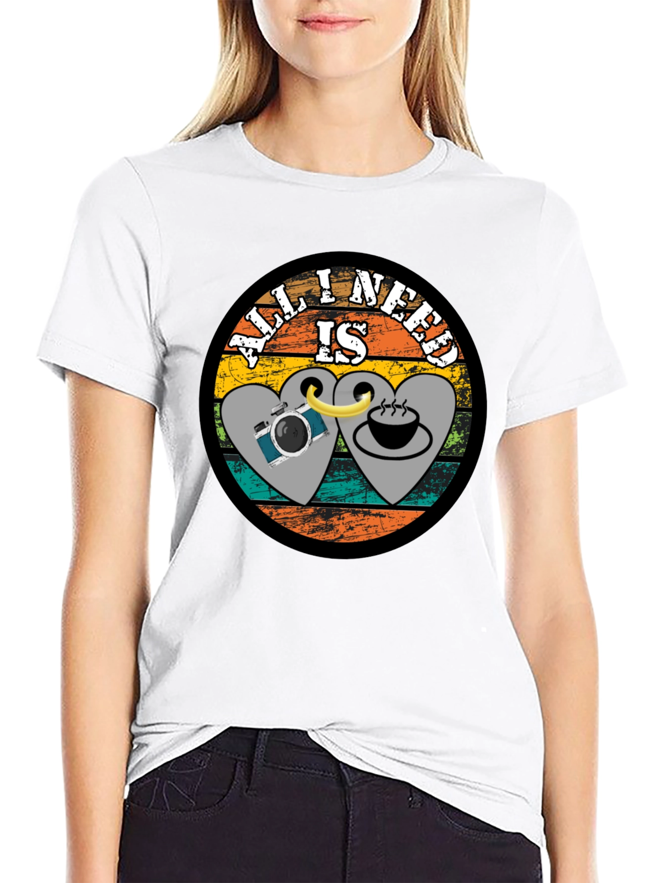 All I Need Is Coffee & Camera T-Shirt