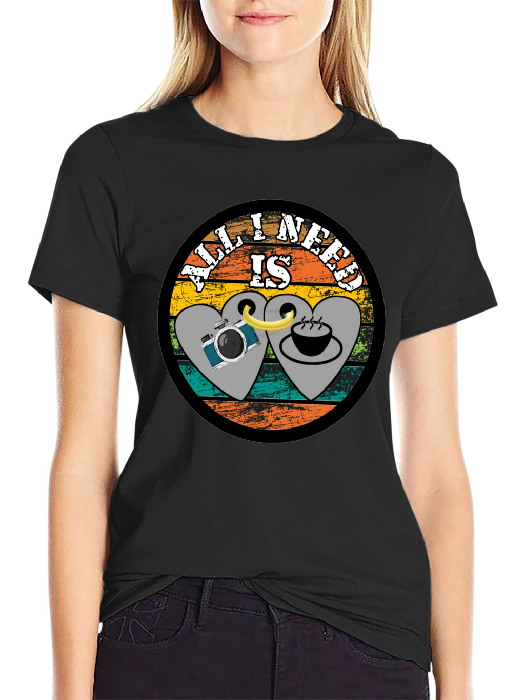 All I Need Is Coffee & Camera T-Shirt