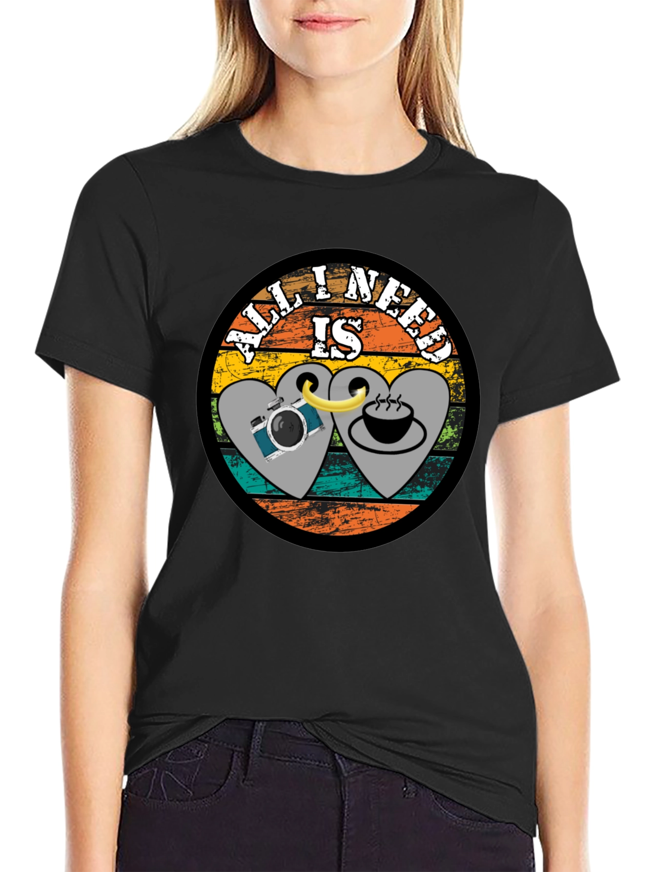 All I Need Is Coffee & Camera T-Shirt