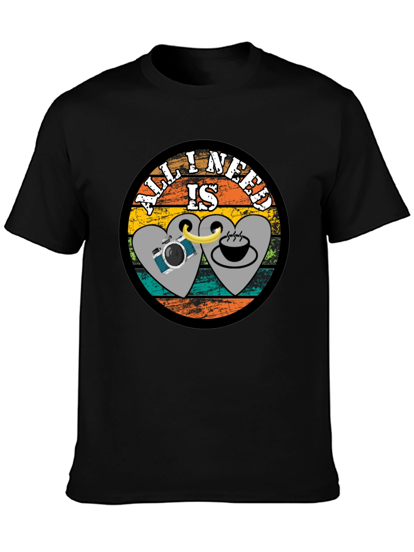 All I Need Is Coffee & Camera T-Shirt