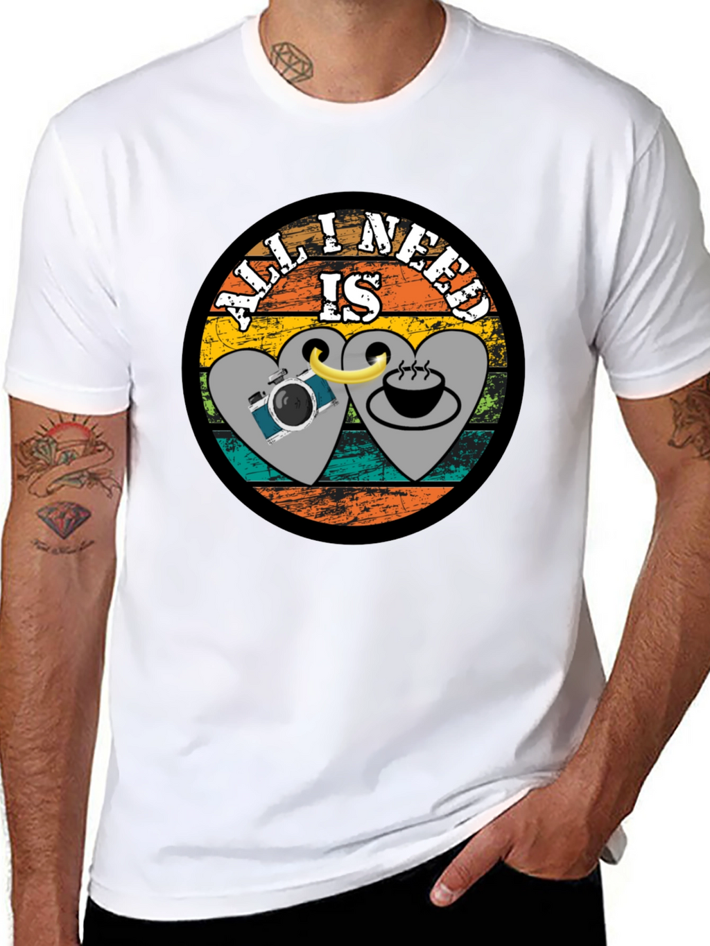 All I Need Is Coffee & Camera T-Shirt