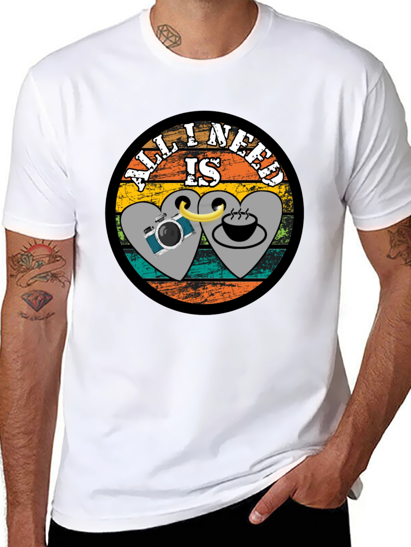 All I Need Is Coffee & Camera T-Shirt