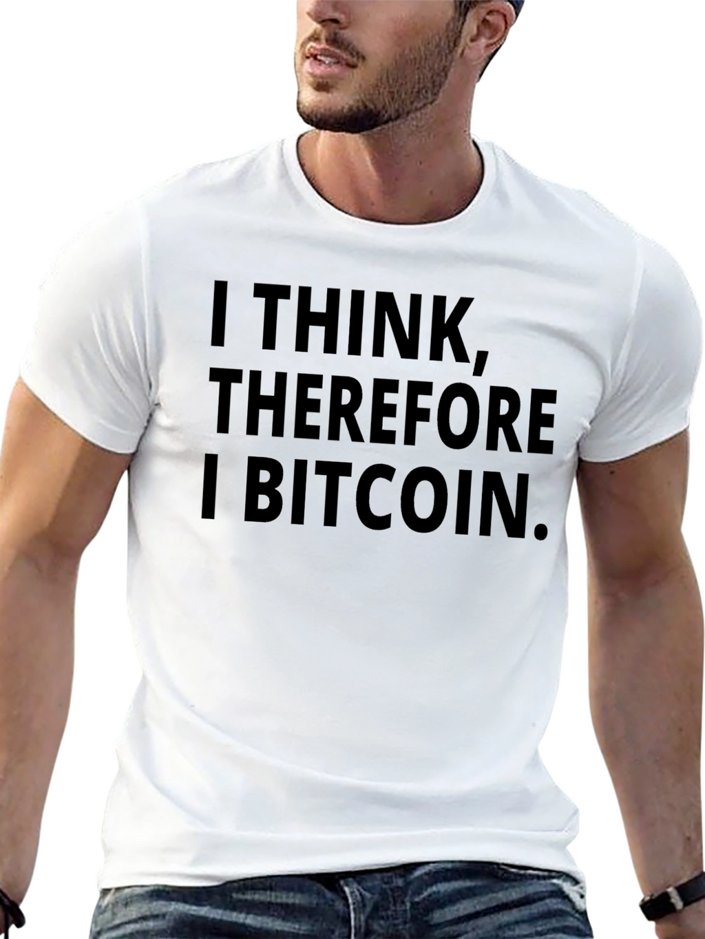 I Think Therefore I Bitcoin T-Shirt