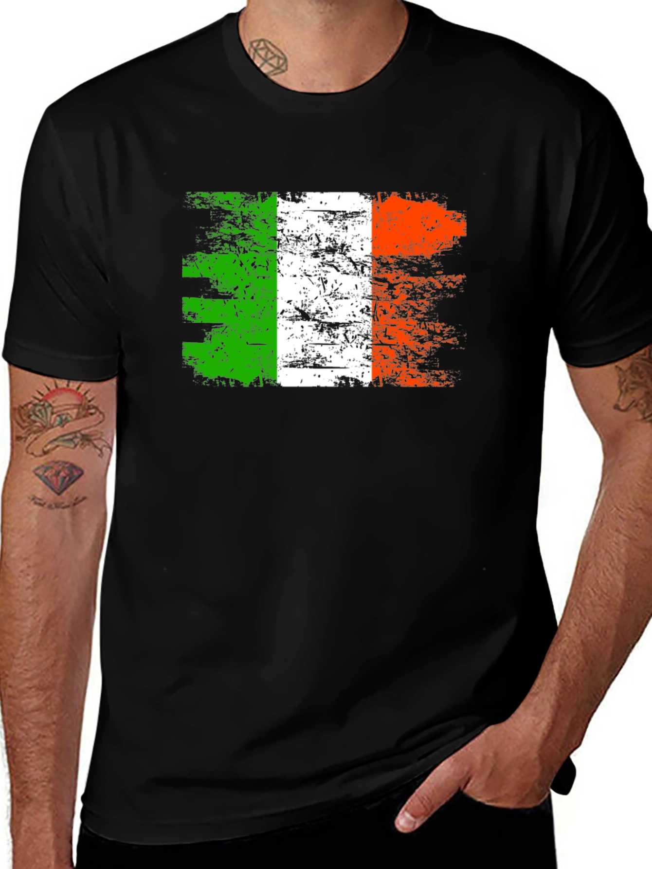 Irish Flag Graphic Tee - St. Patricks Day