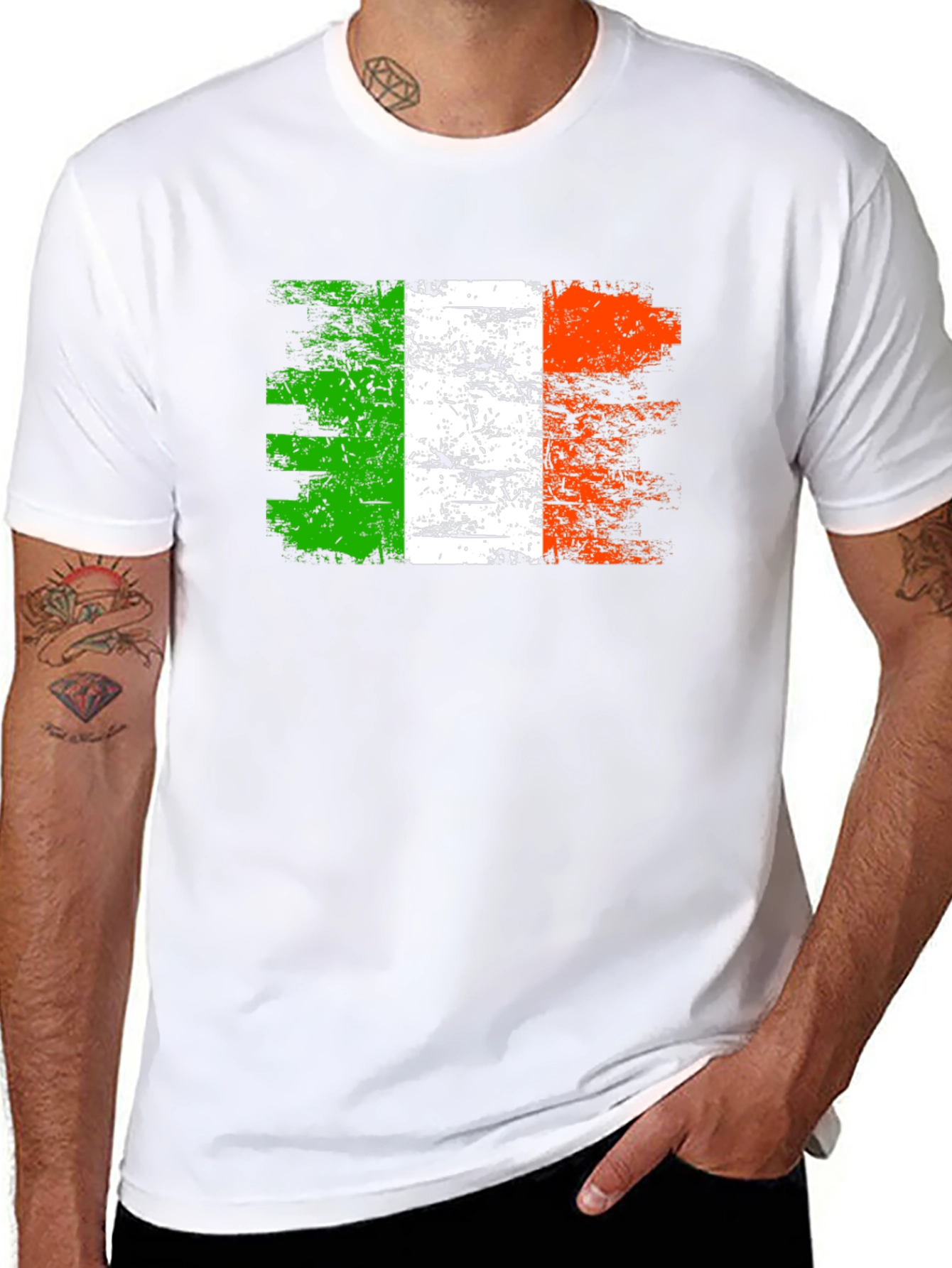 Irish Flag Graphic Tee - St. Patricks Day