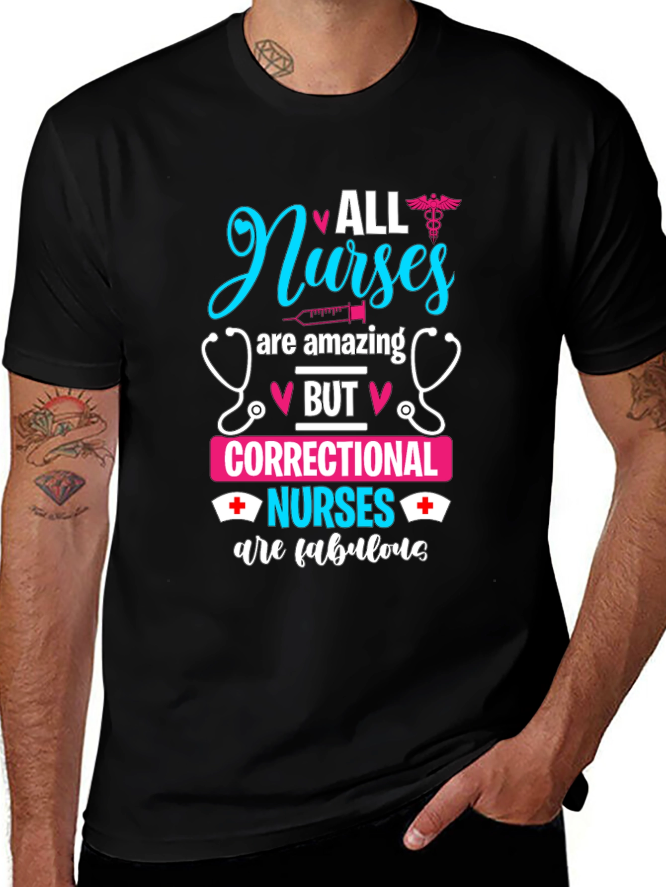 Correctional Nurse T-Shirt: All Nurses Are Amazing