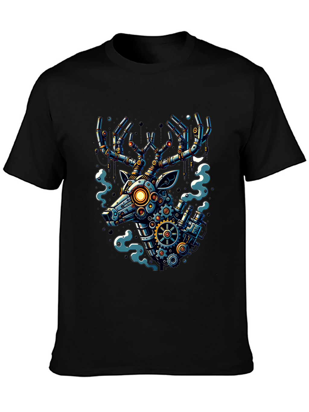 Steampunk Mechanical Deer T-Shirt