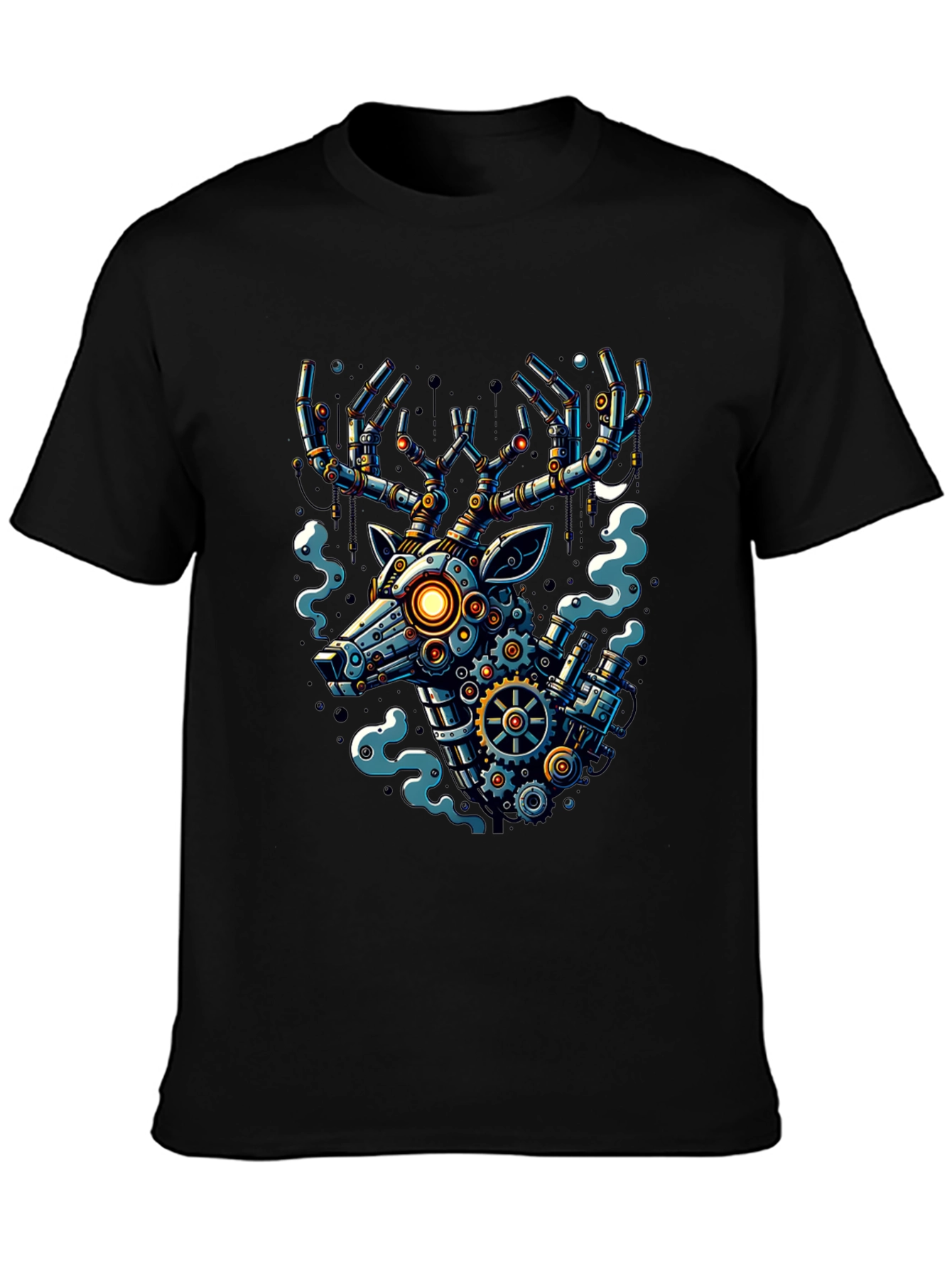 Steampunk Mechanical Deer T-Shirt