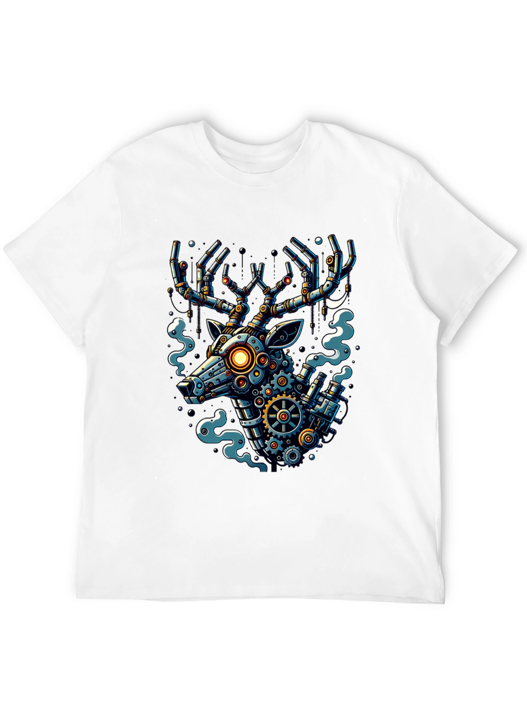 Steampunk Mechanical Deer T-Shirt