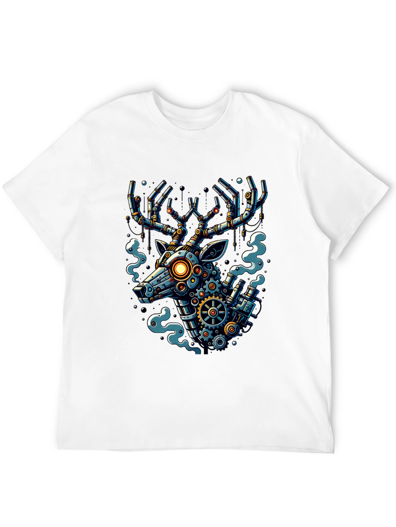 Steampunk Mechanical Deer T-Shirt