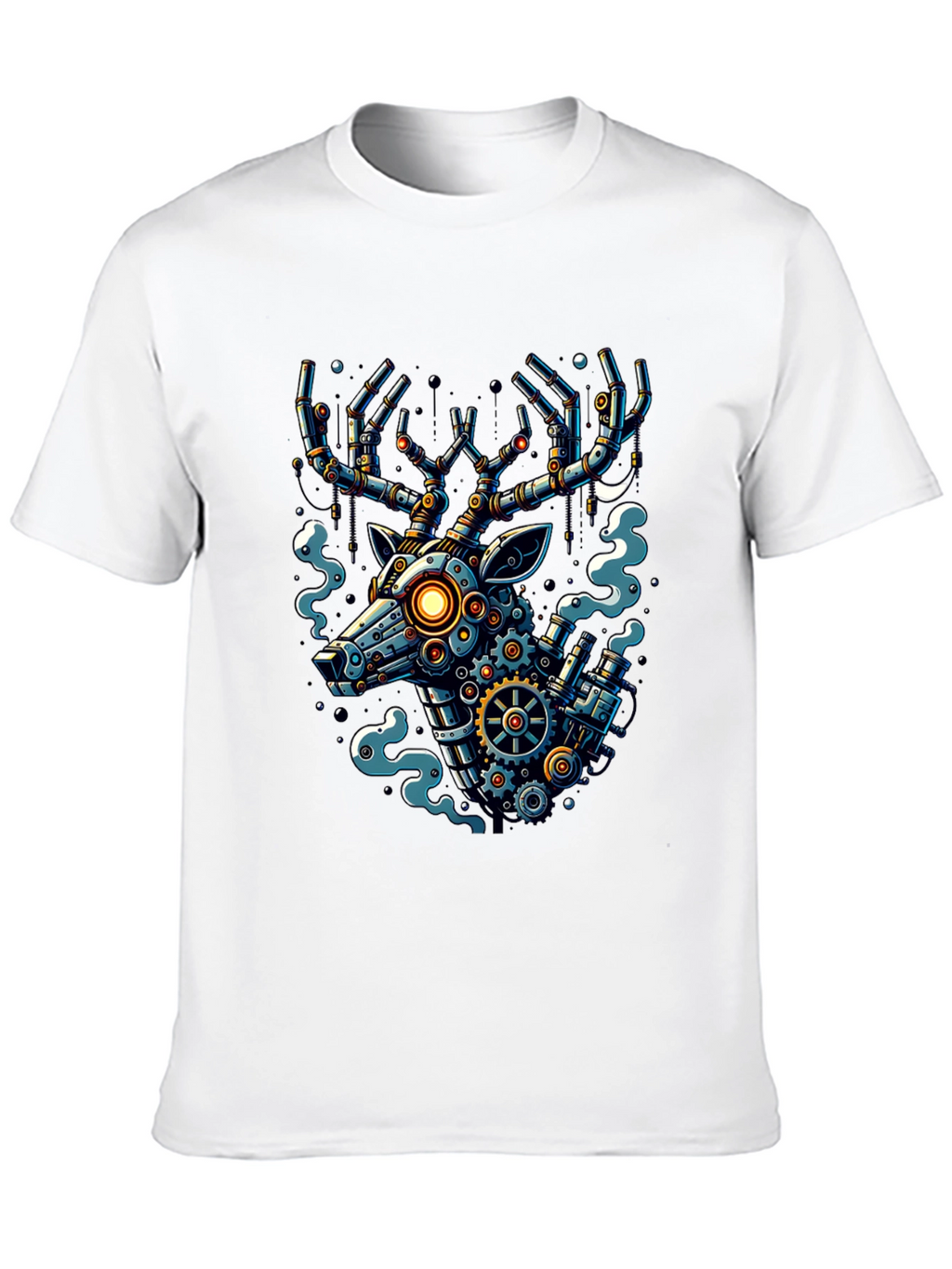 Steampunk Mechanical Deer T-Shirt