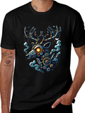 Steampunk Mechanical Deer T-Shirt