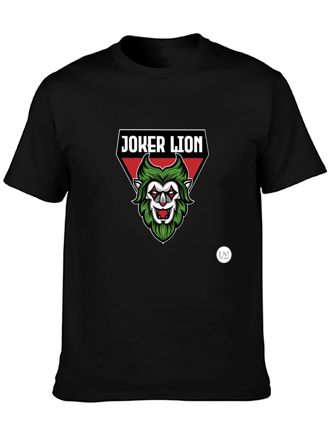 Joker Lion Graphic Tee - Cool Unique Design