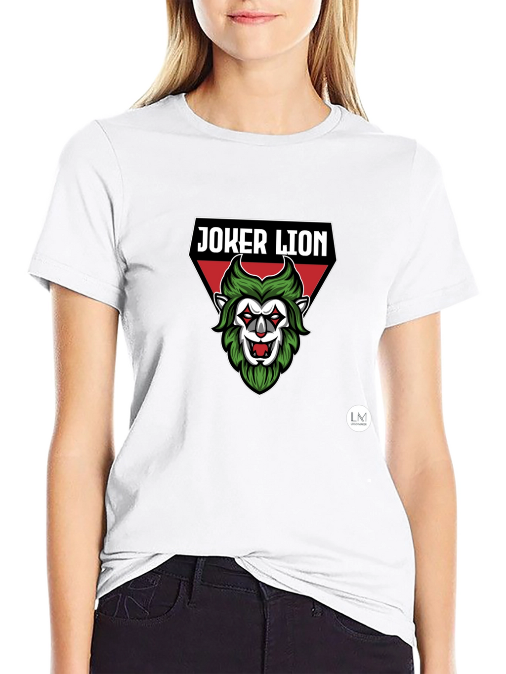 Joker Lion Graphic Tee - Cool Unique Design