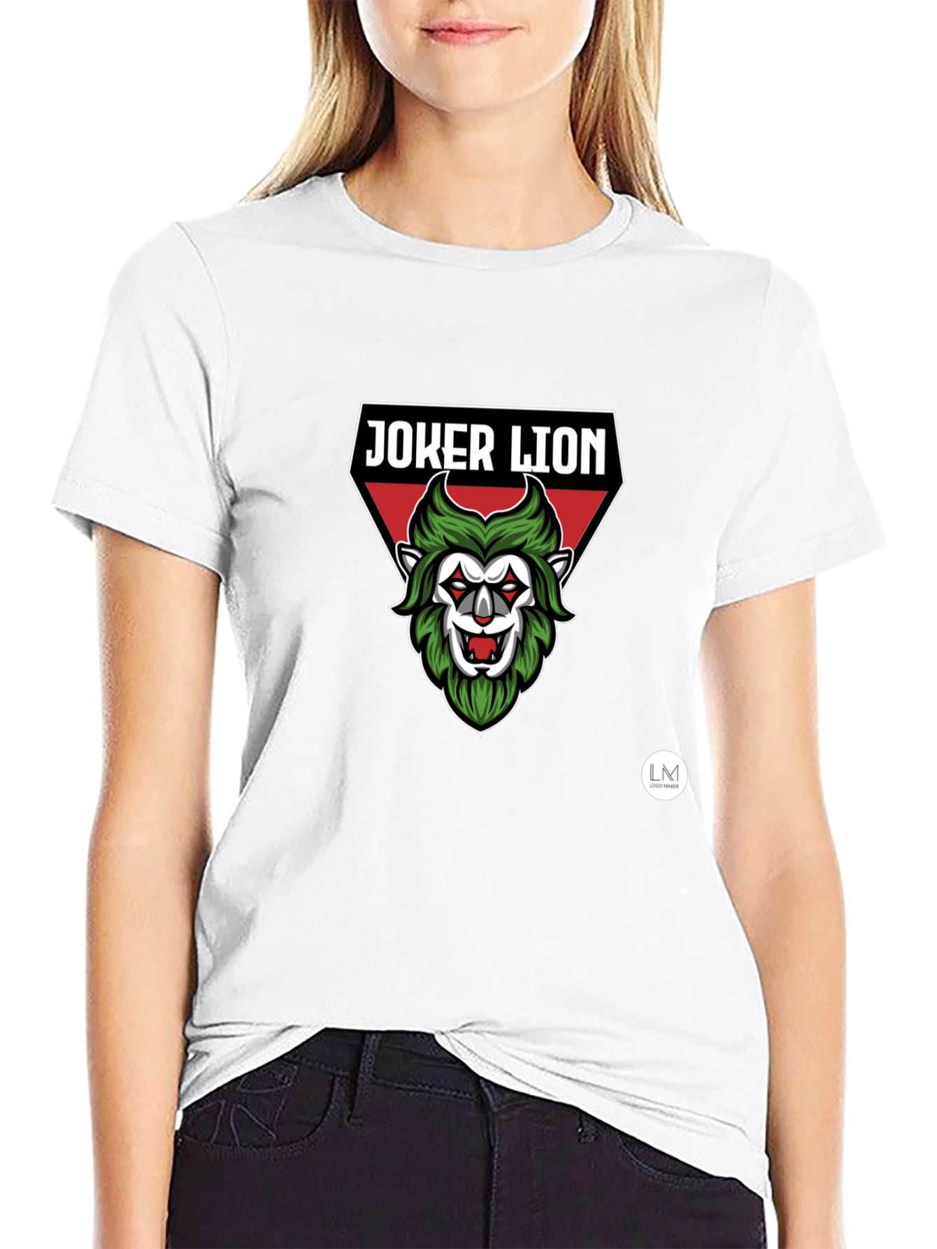 Joker Lion Graphic Tee - Cool Unique Design