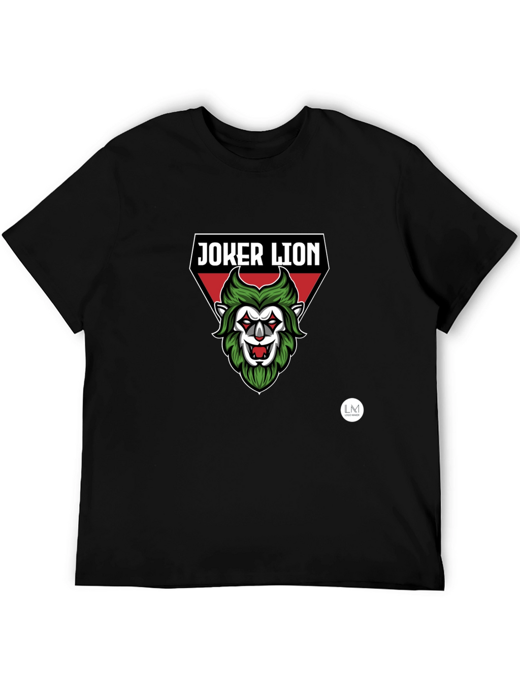 Joker Lion Graphic Tee - Cool Unique Design