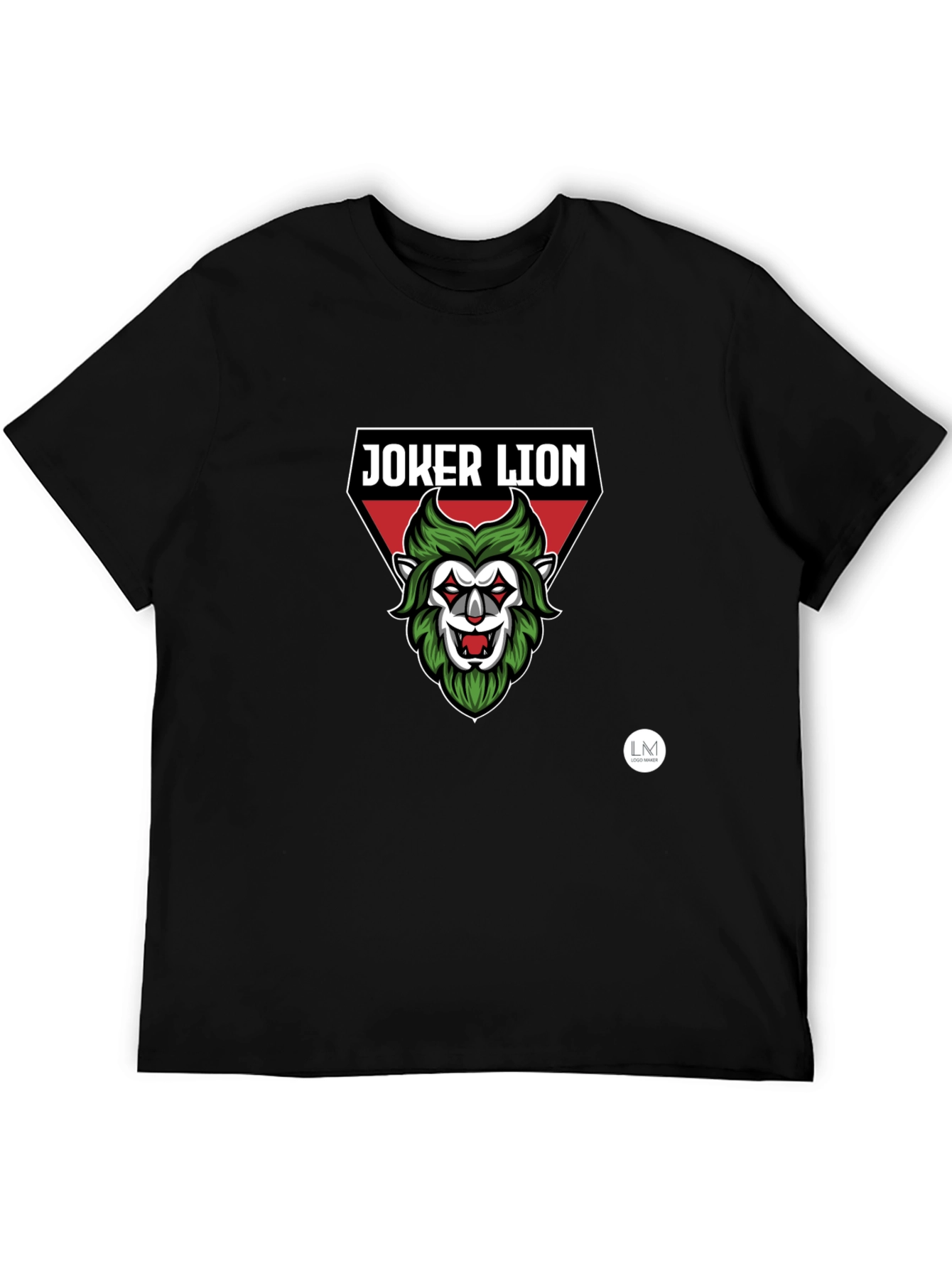 Joker Lion Graphic Tee - Cool Unique Design