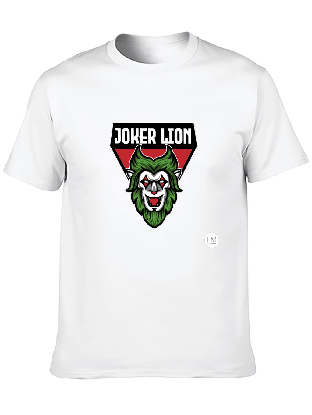 Joker Lion Graphic Tee - Cool Unique Design