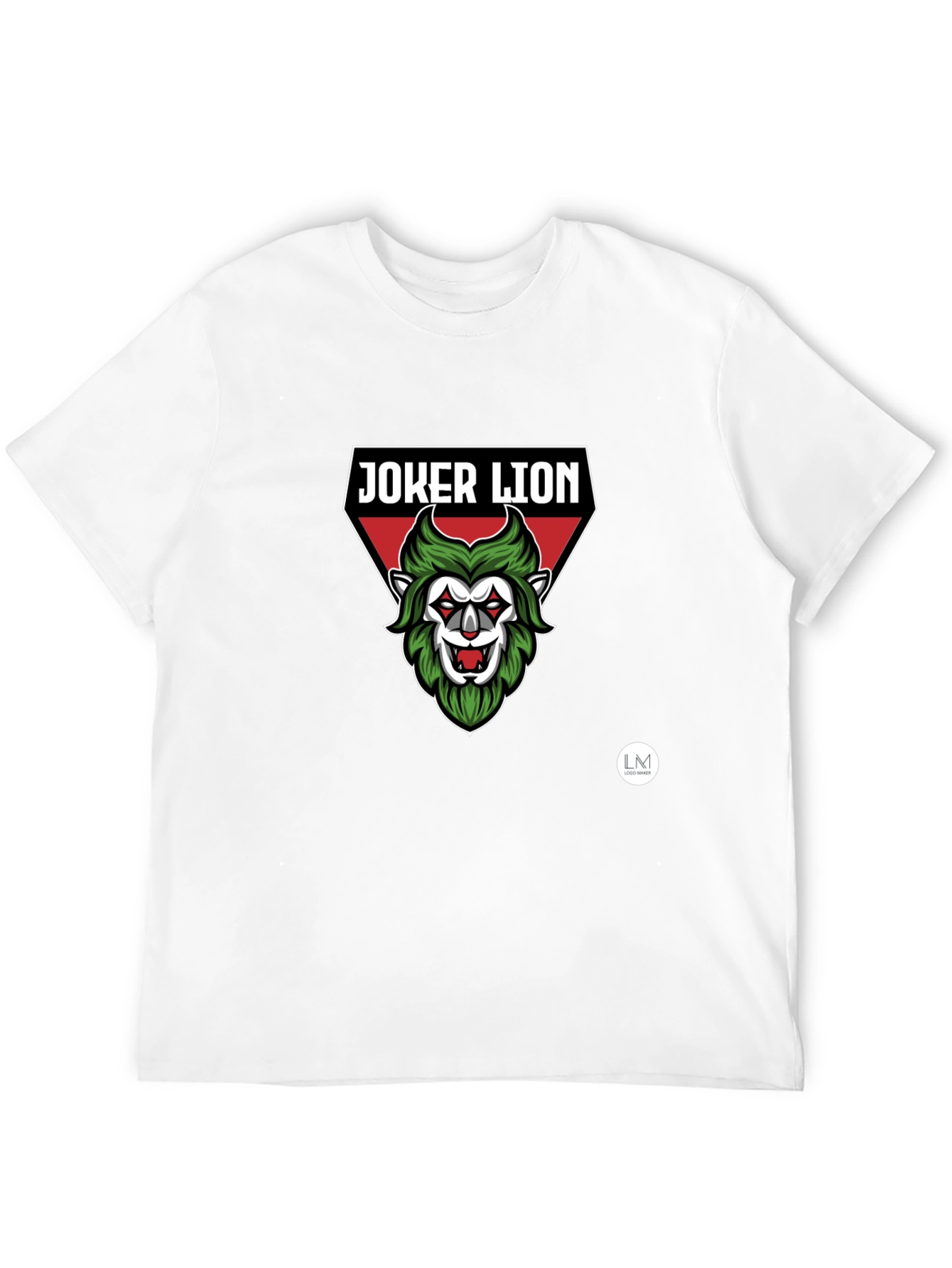 Joker Lion Graphic Tee - Cool Unique Design