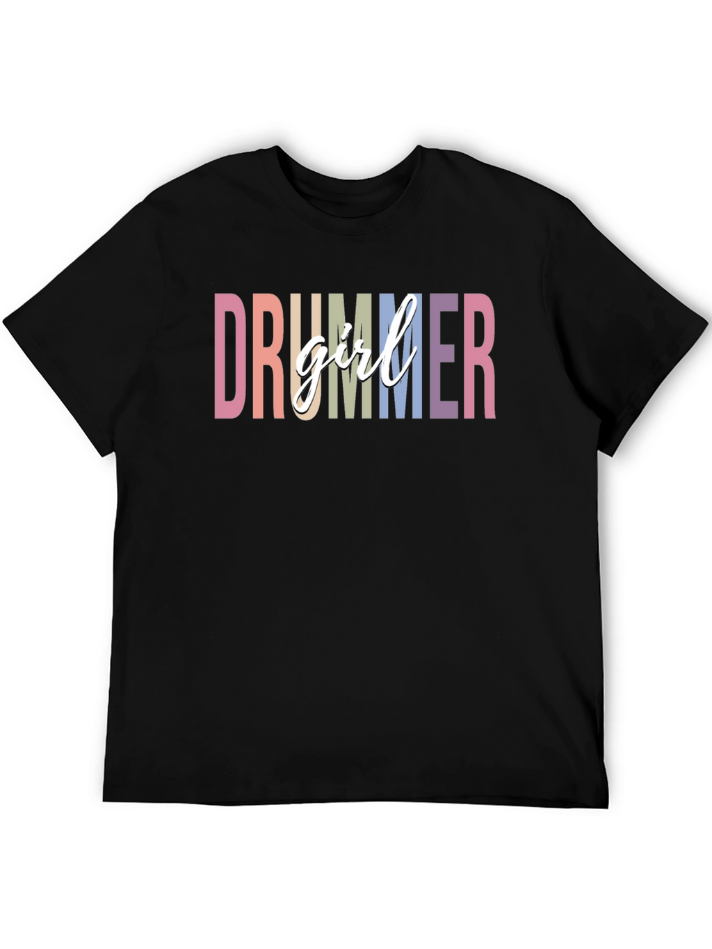 Drummer Girl T-Shirt - Music Lover Tee