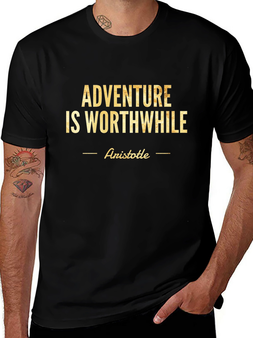 Adventure is Worthwhile T-Shirt - Aristotile