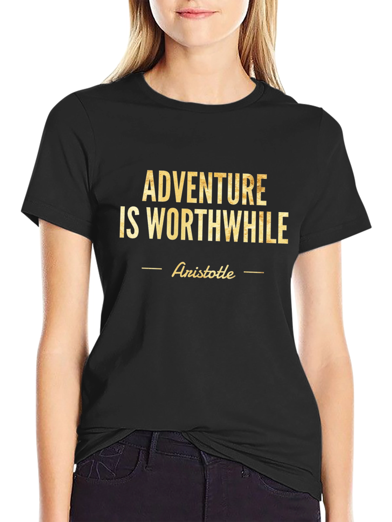 Adventure is Worthwhile T-Shirt - Aristotile