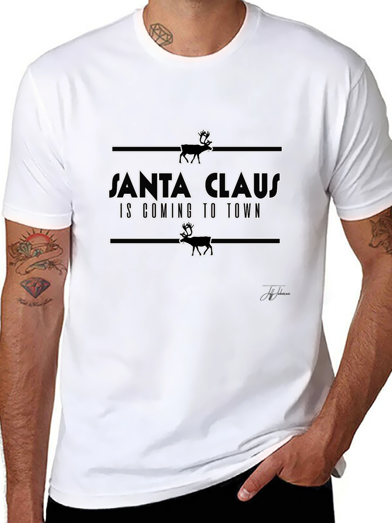 Santa Claus is Coming to Town Graphic Tee