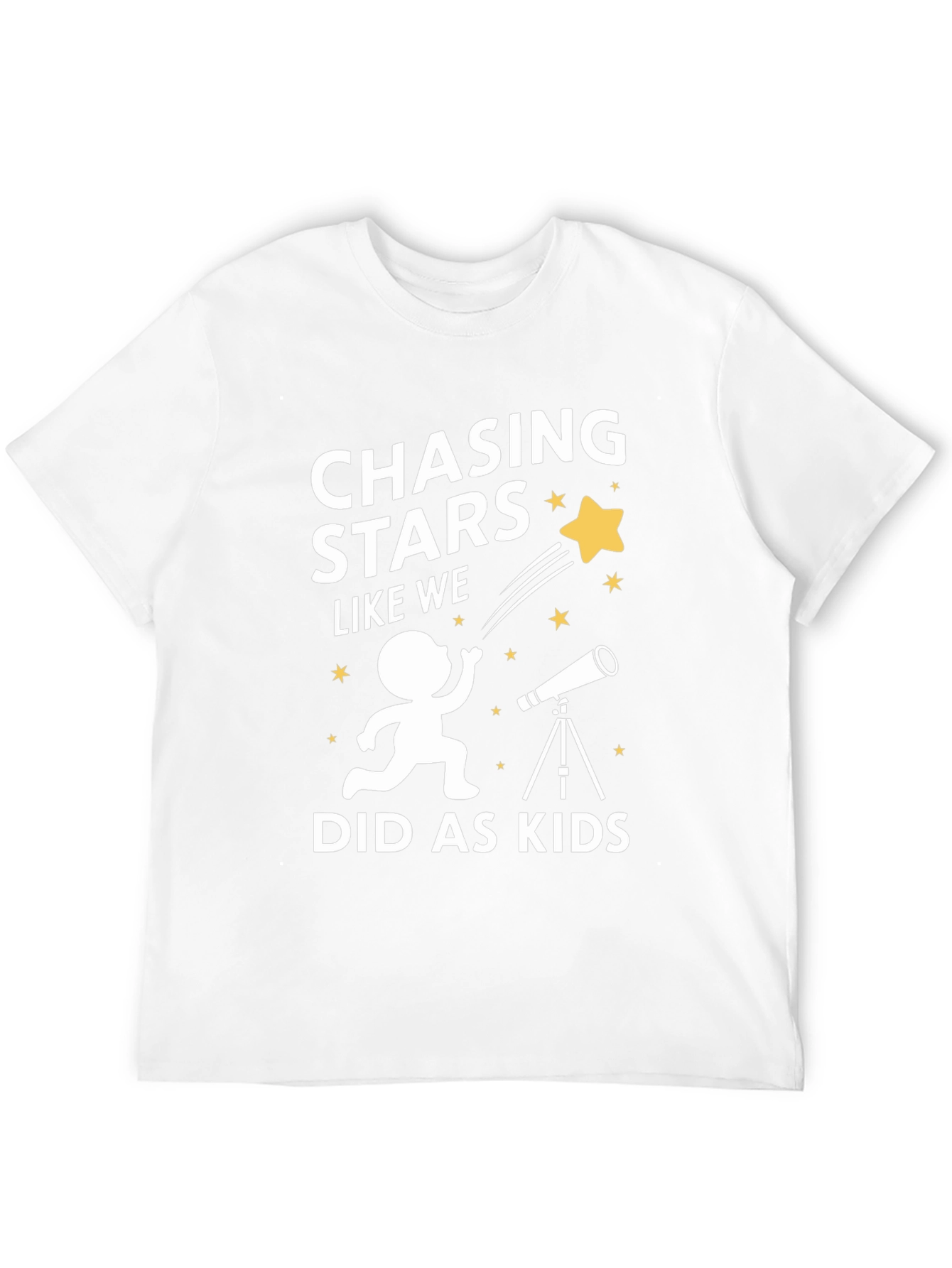 Chasing Stars Graphic T-Shirt - Astronomy Lover Gift