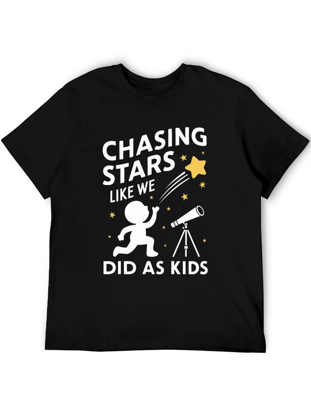 Chasing Stars Graphic T-Shirt - Astronomy Lover Gift