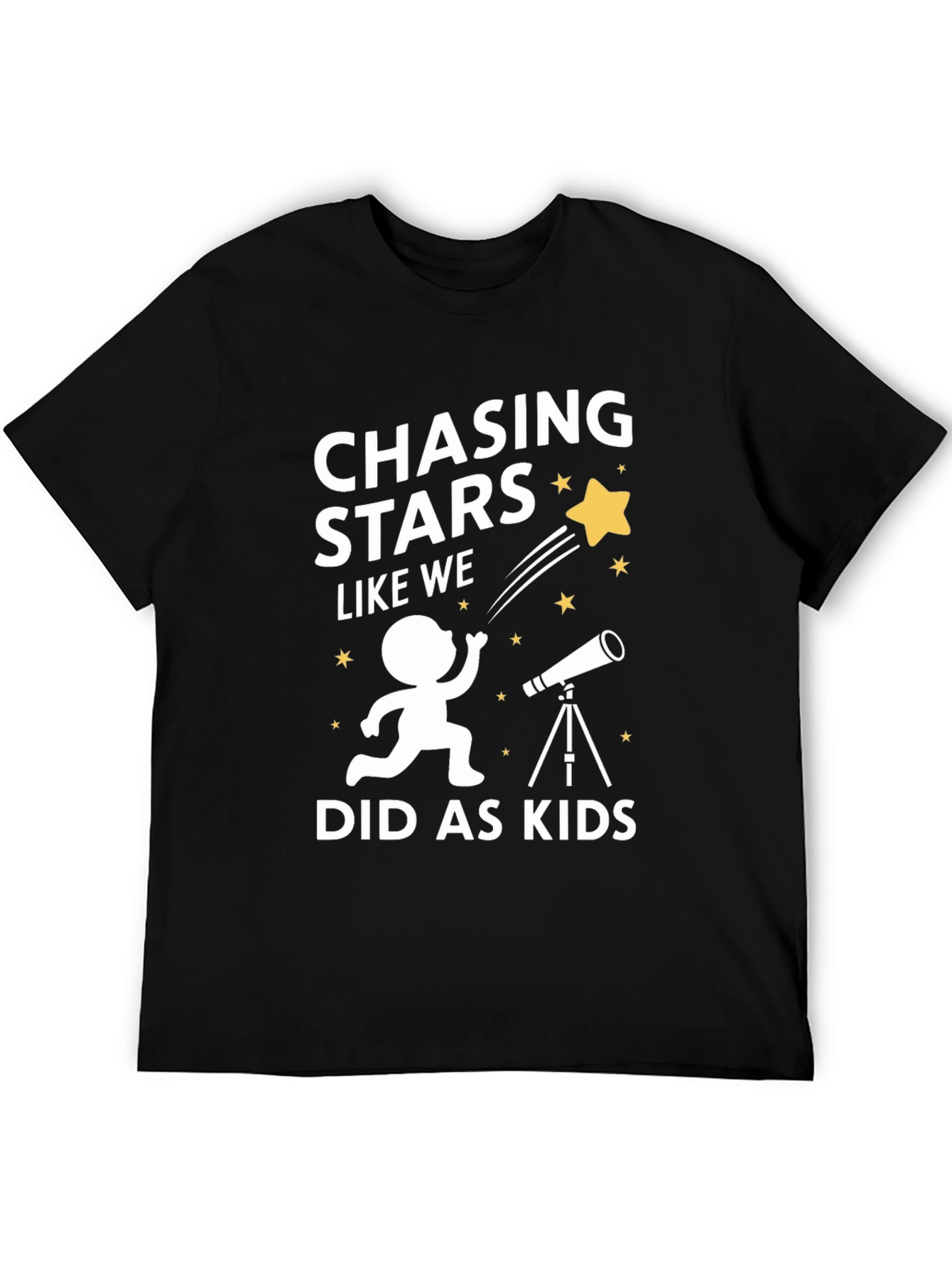 Chasing Stars Graphic T-Shirt - Astronomy Lover Gift