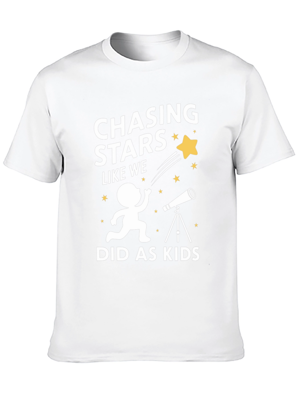 Chasing Stars Graphic T-Shirt - Astronomy Lover Gift