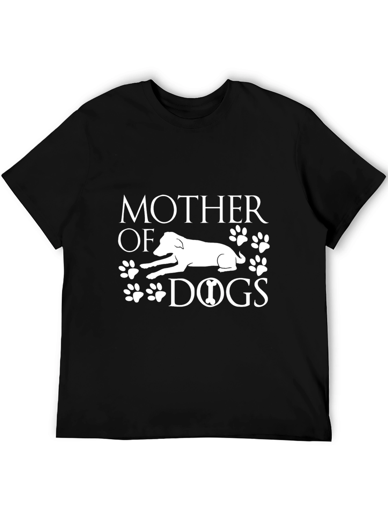 Mother of Dogs Black Graphic Tee