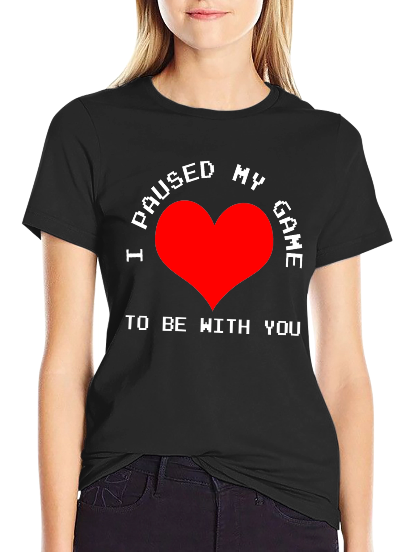 I Paused My Game T-Shirt - Gamer Love Tee