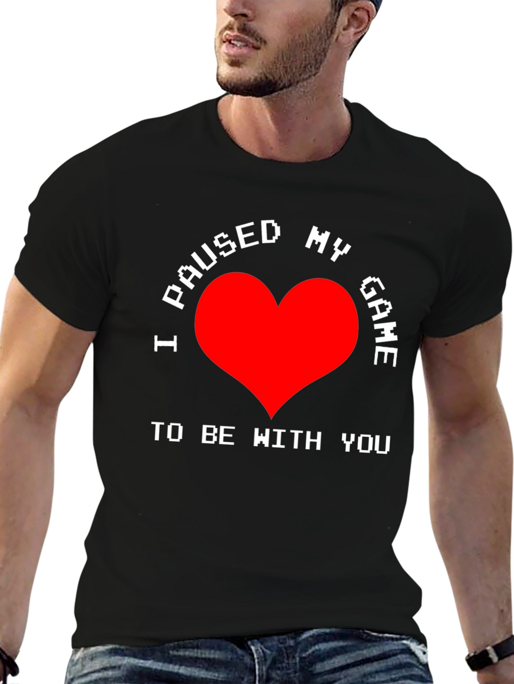 I Paused My Game T-Shirt - Gamer Love Tee