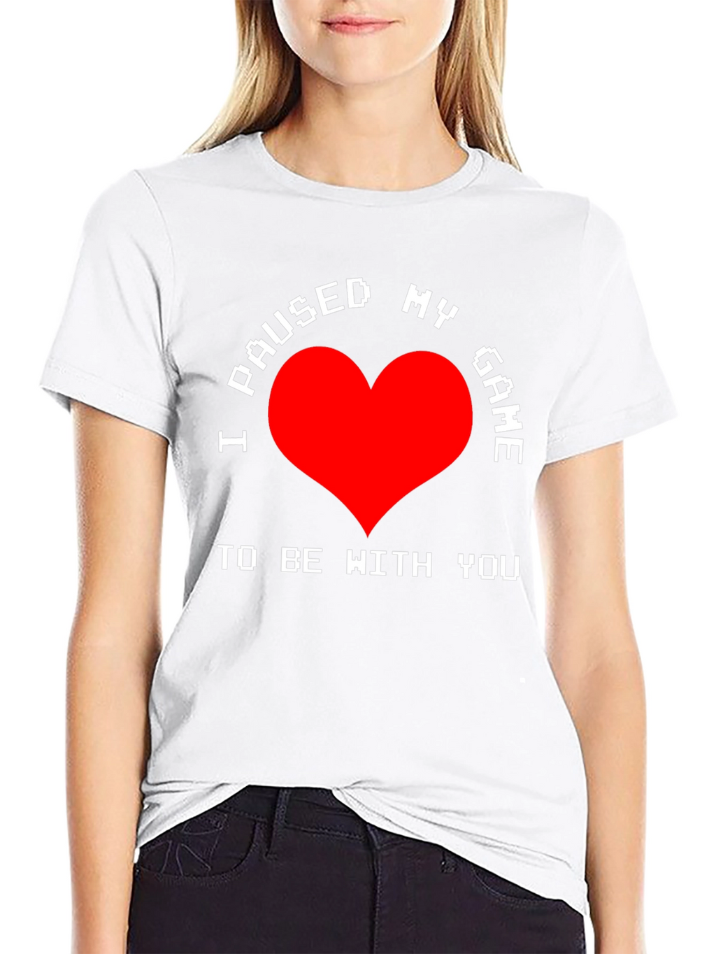 I Paused My Game T-Shirt - Gamer Love Tee