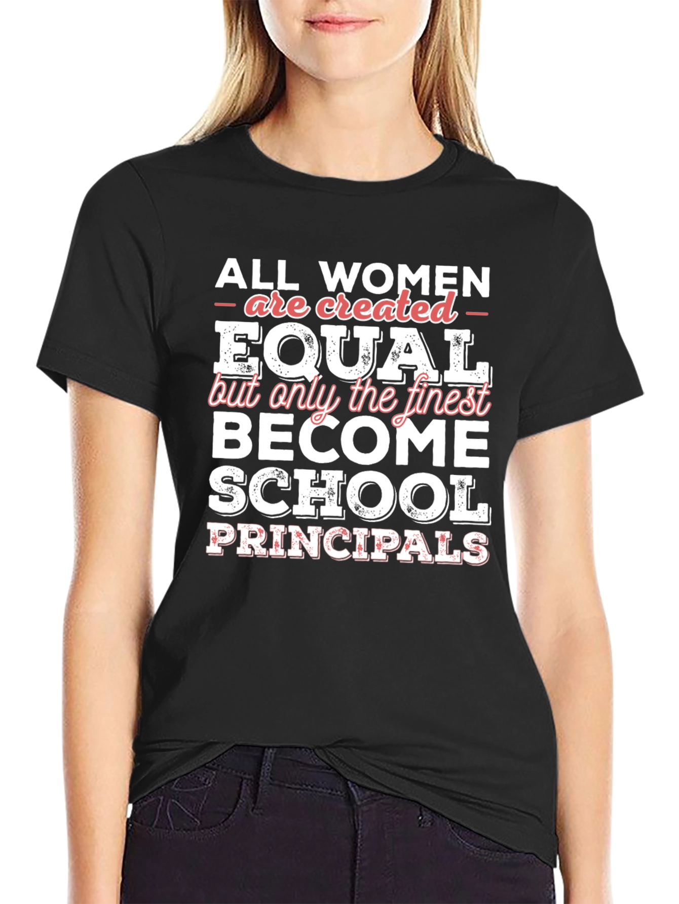 Finest School Principal Womens T-Shirt