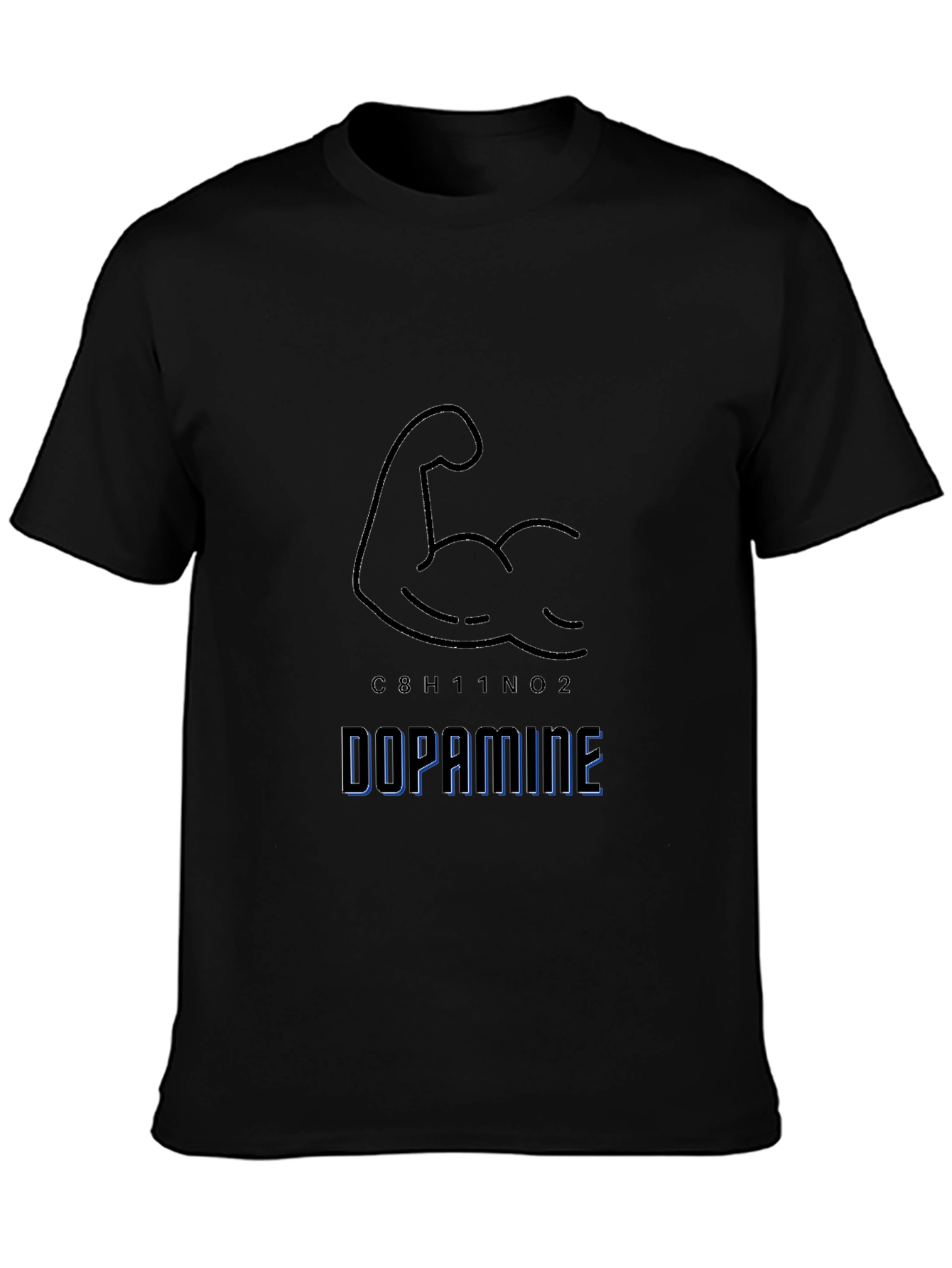 Dopamine Graphic Tee - Gym Motivation Shirt