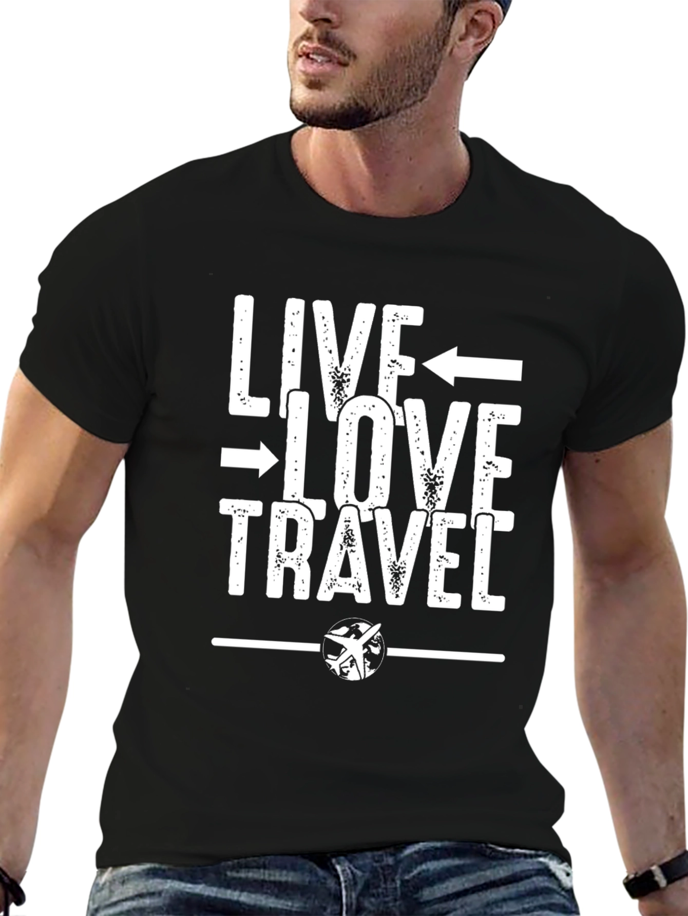 Live Love Travel Graphic Tee - Adventure T-Shirt