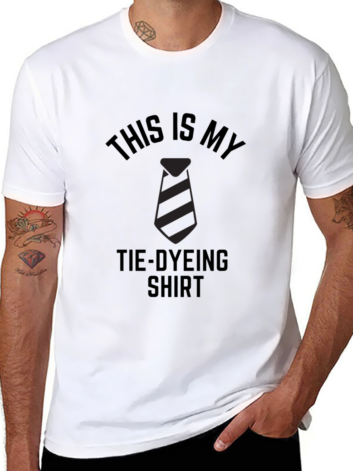 Tie-Dyeing Shirt - Humorous Graphic Tee