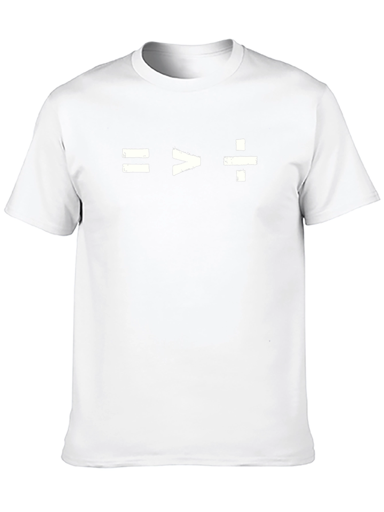 Equality Greater Than Division Black T-Shirt