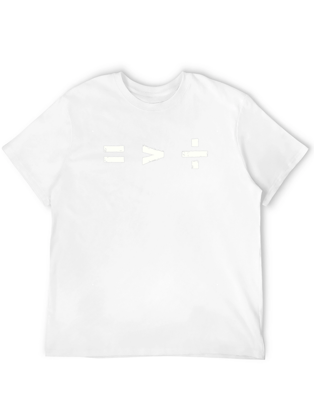 Equality Greater Than Division Black T-Shirt