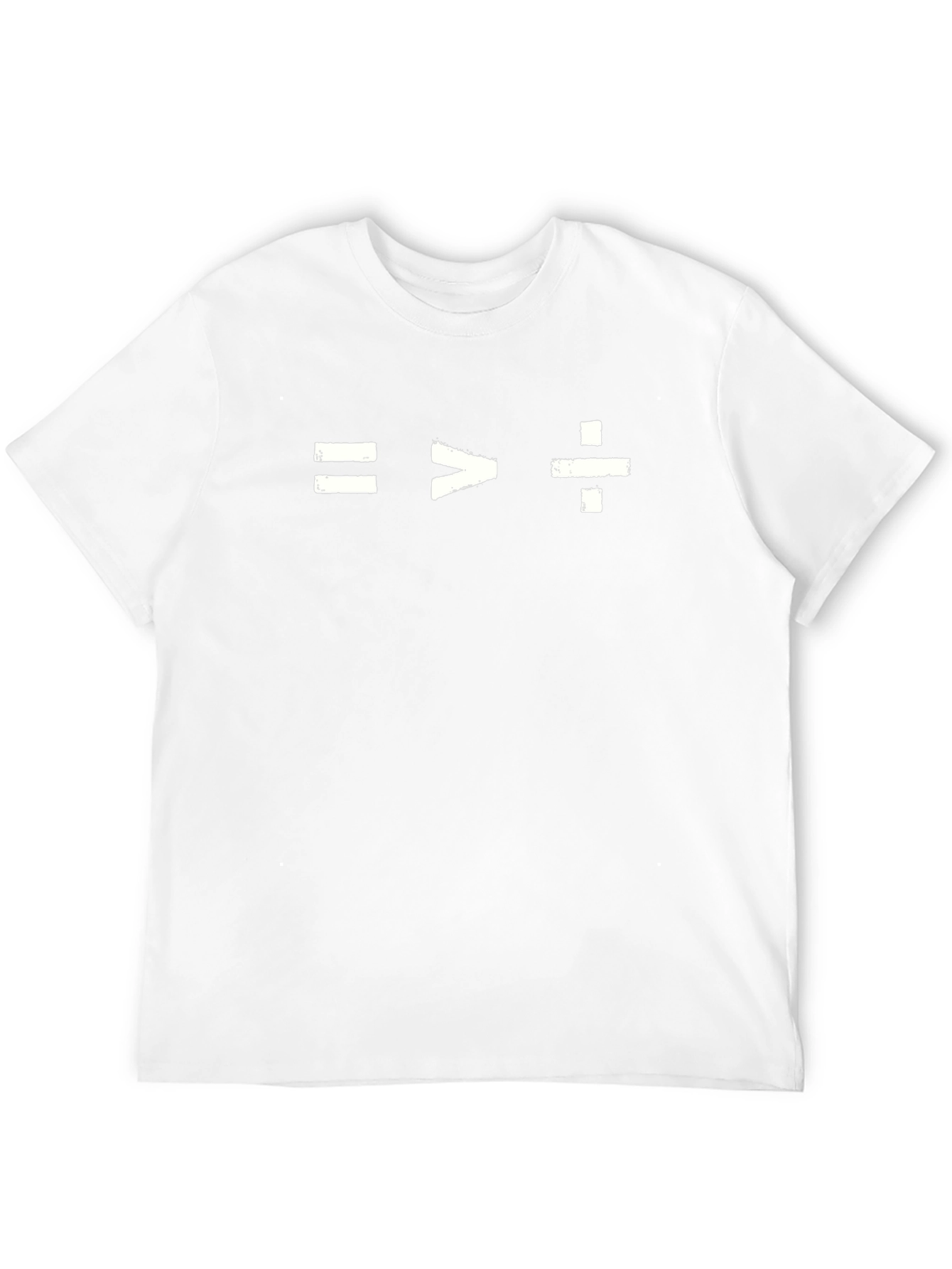 Equality Greater Than Division Black T-Shirt