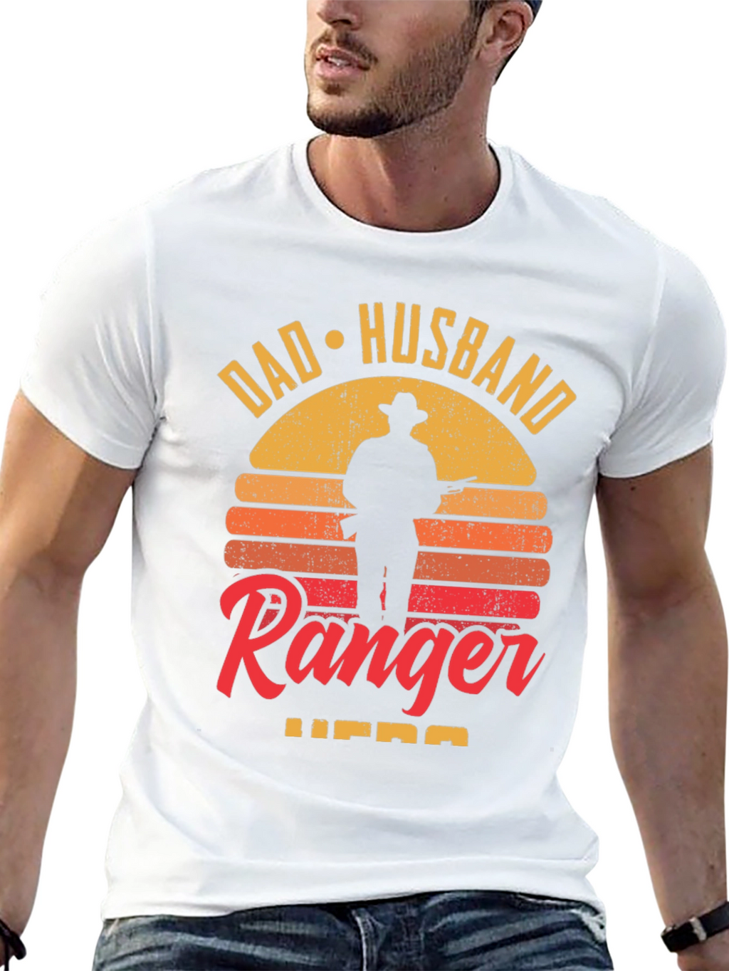 Dad Husband Ranger Hero T-Shirt