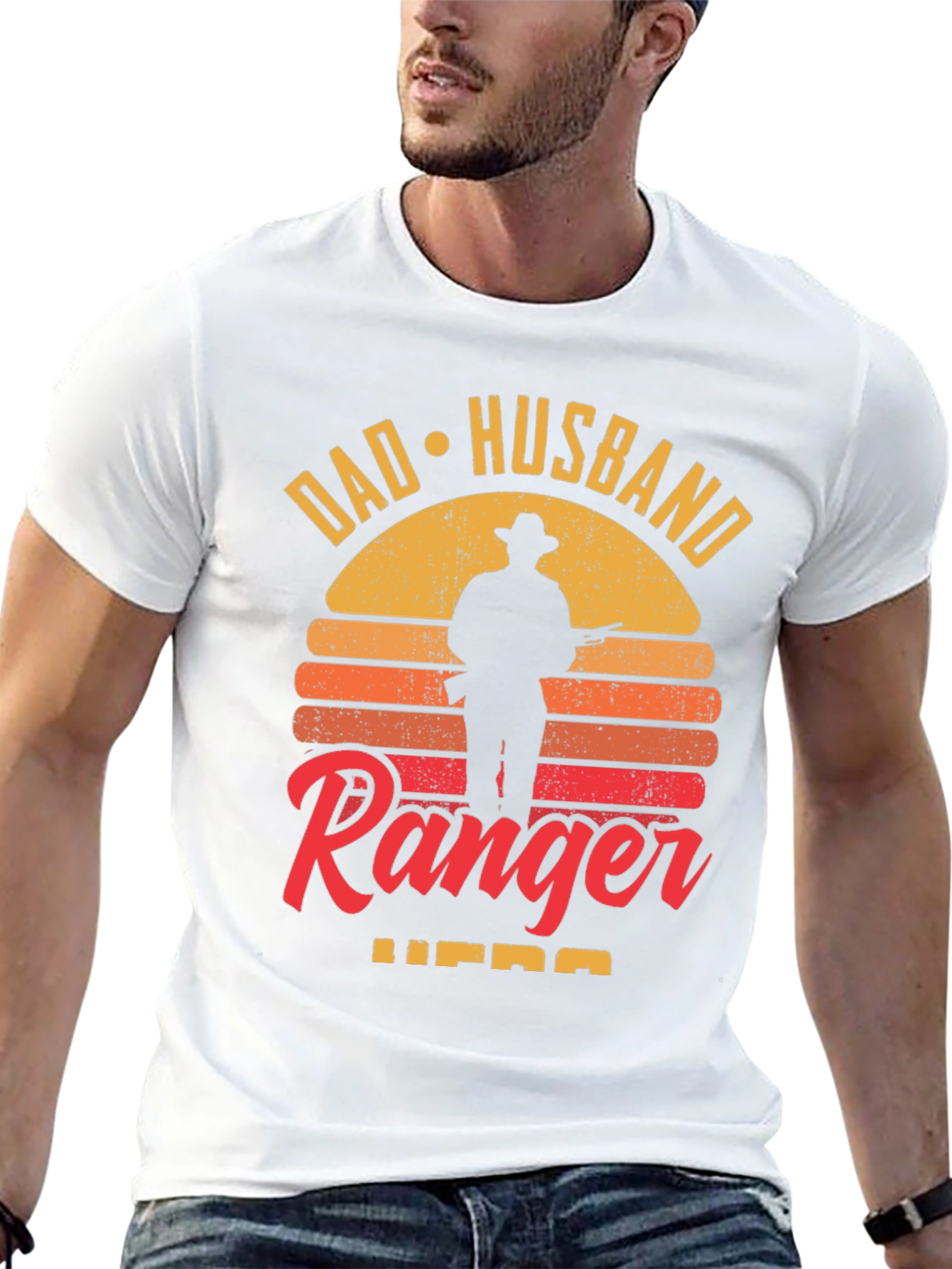 Dad Husband Ranger Hero T-Shirt