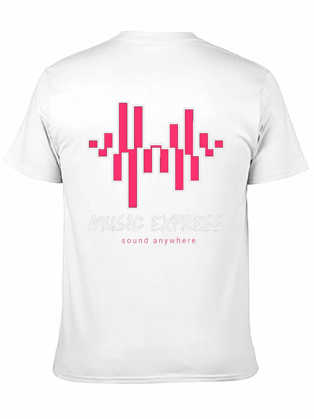 Music Express Black Graphic Tee - Sound Anywhere