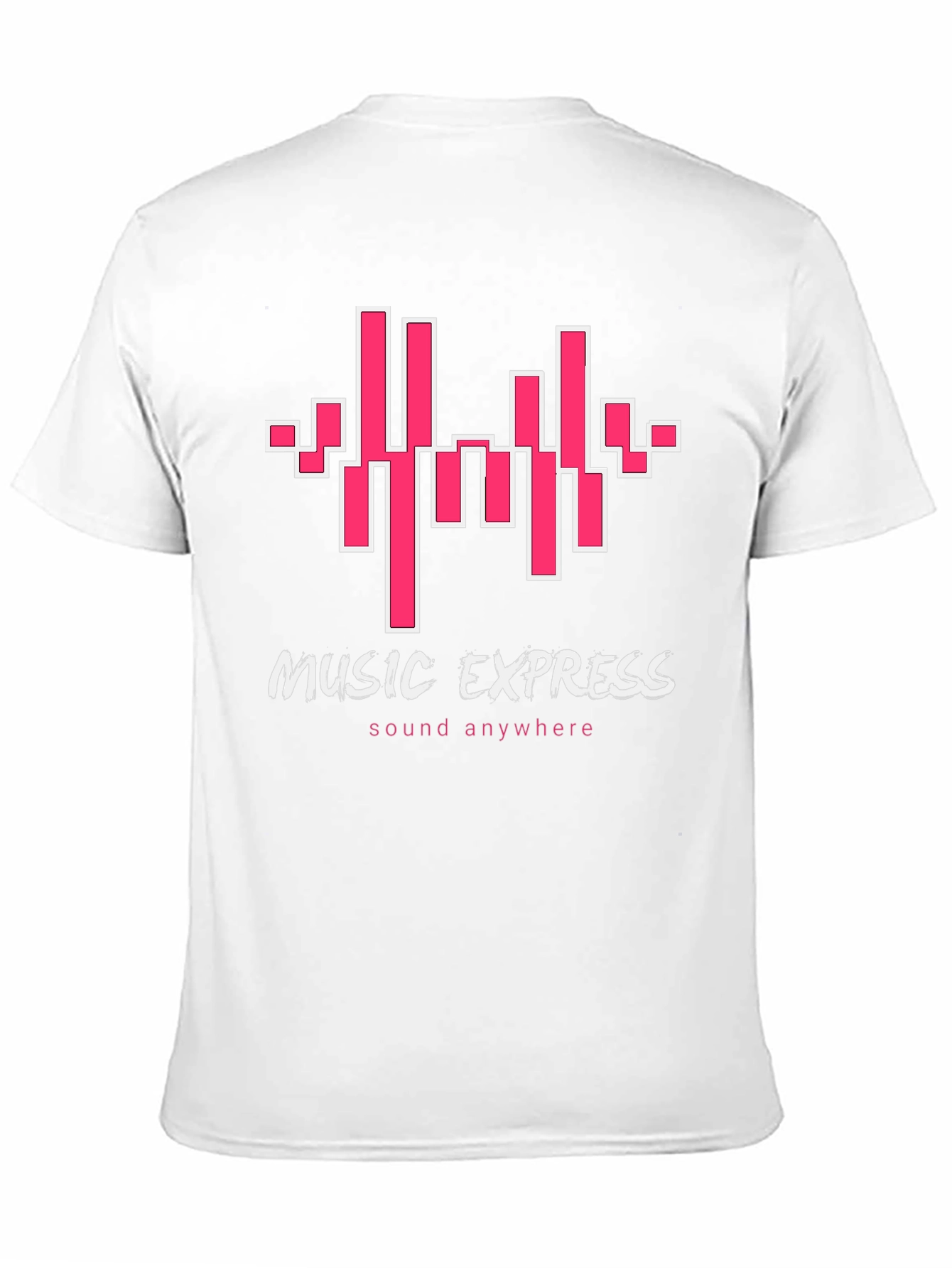 Music Express Black Graphic Tee - Sound Anywhere