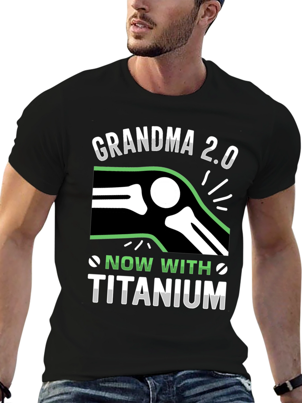 Grandma 2.0 Titanium Knee Replacement T-Shirt