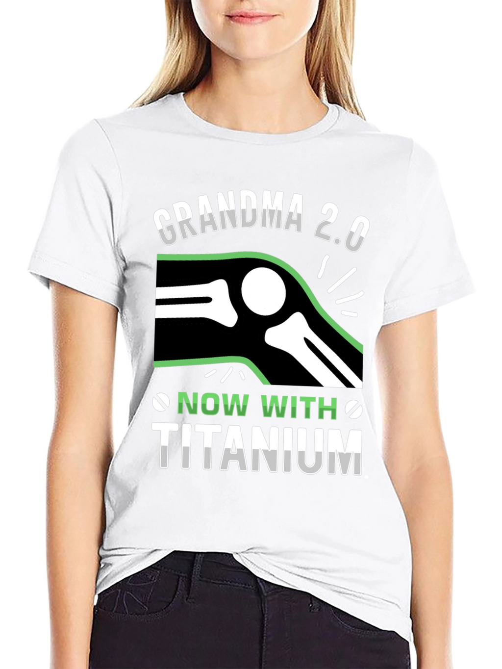 Grandma 2.0 Titanium Knee Replacement T-Shirt